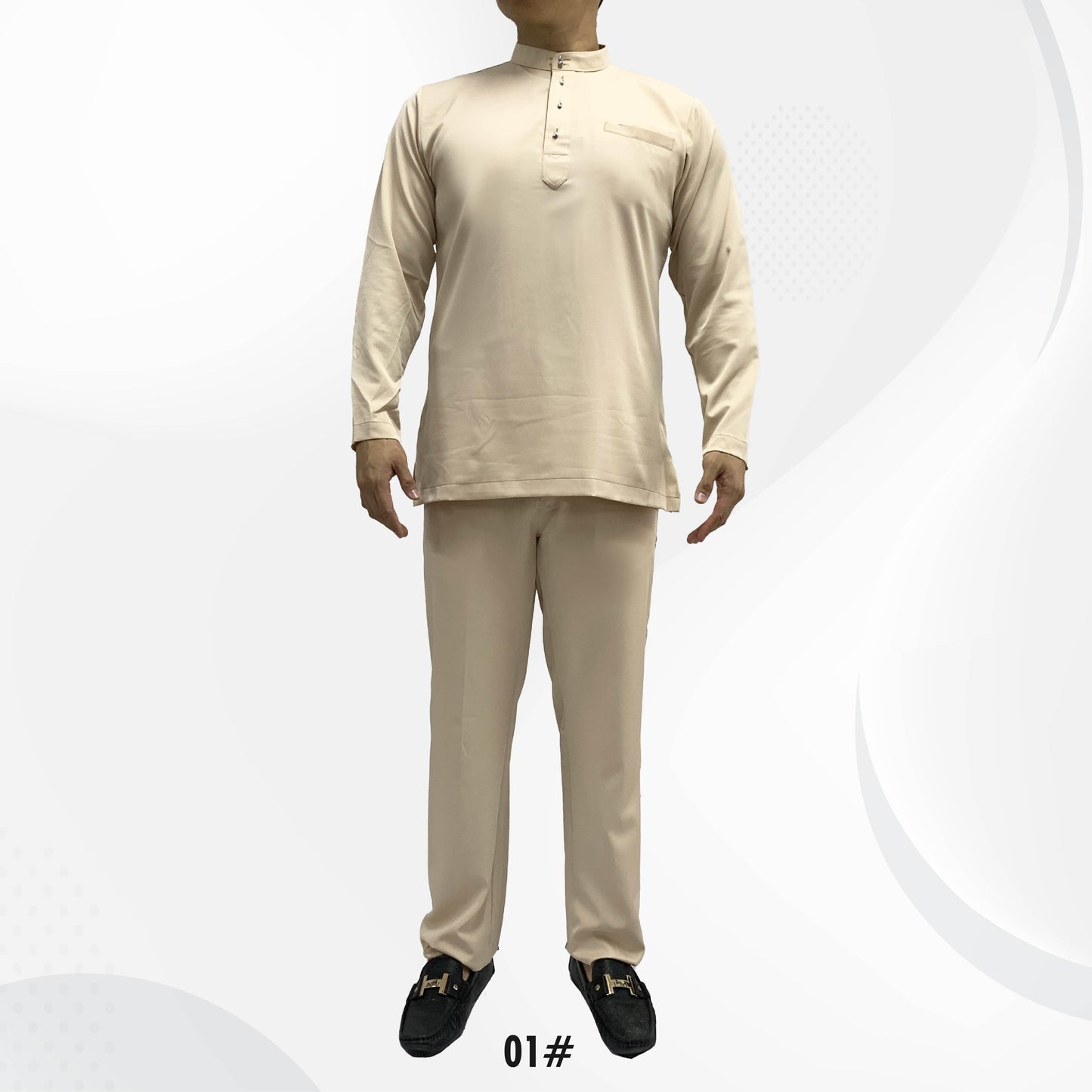 Baju Melayu Dewasa #01-#07 Series - Satin Fabric by Bentop