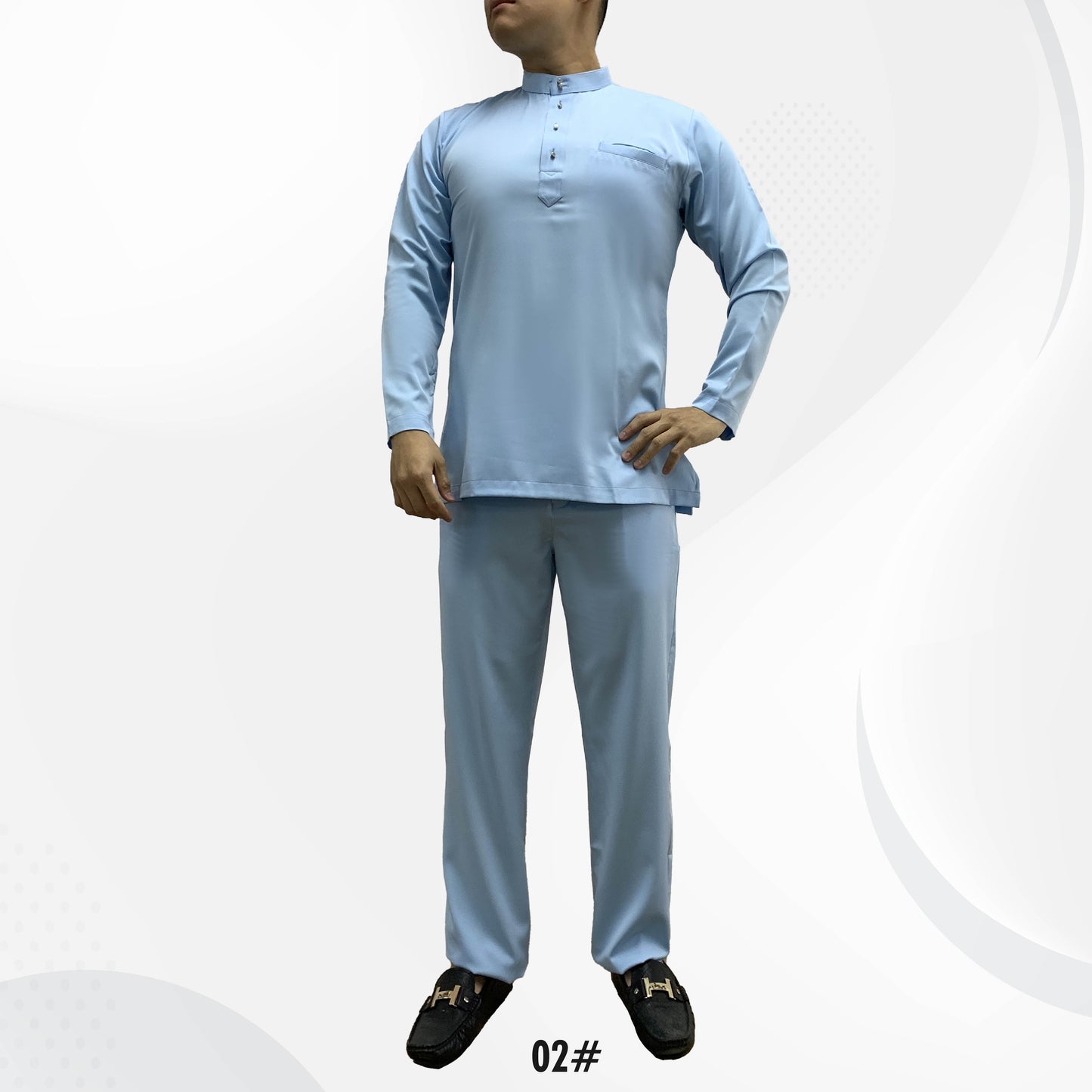 Baju Melayu Dewasa #01-#07 Series - Satin Fabric by Bentop