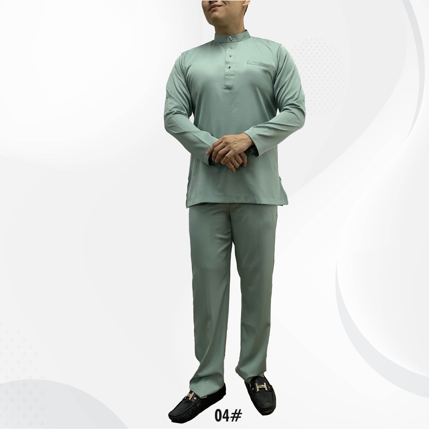 Baju Melayu Dewasa #01-#07 Series - Satin Fabric by Bentop
