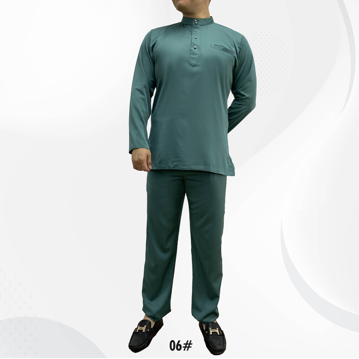 Baju Melayu Dewasa #01-#07 Series - Satin Fabric by Bentop