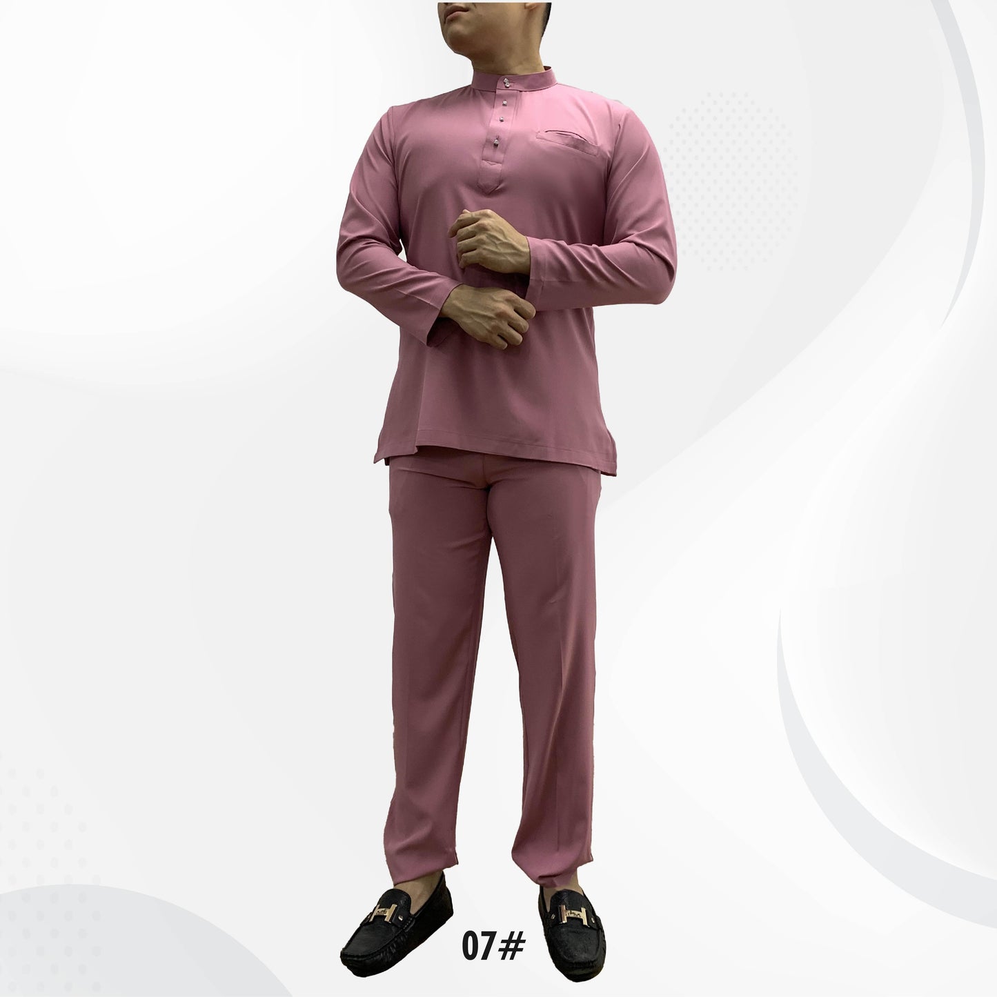 Baju Melayu Dewasa #01-#07 Series - Satin Fabric by Bentop