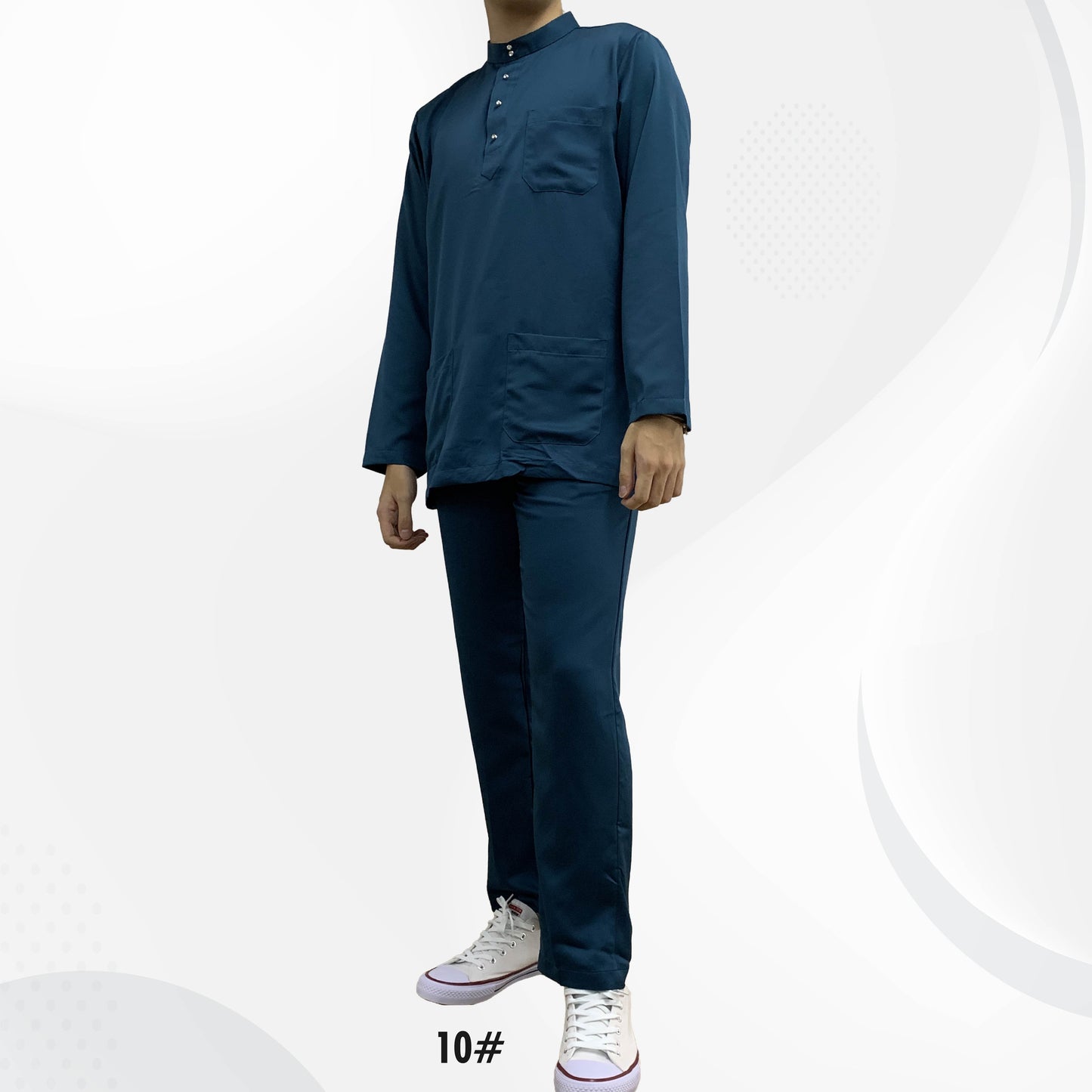 Baju Melayu Dewasa #08-#15 Series - Satin Fabric by Bentop