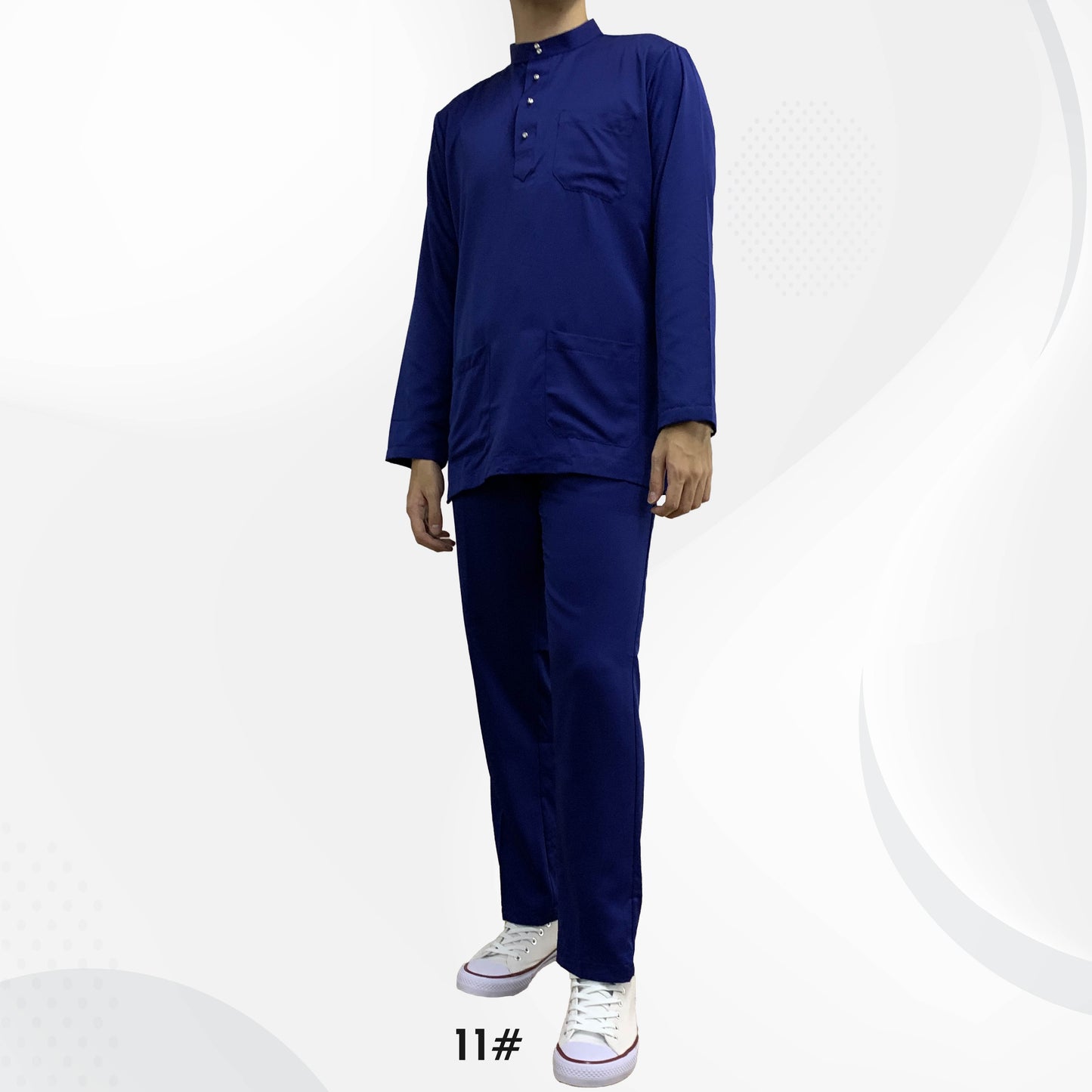 Baju Melayu Dewasa #08-#15 Series - Satin Fabric by Bentop