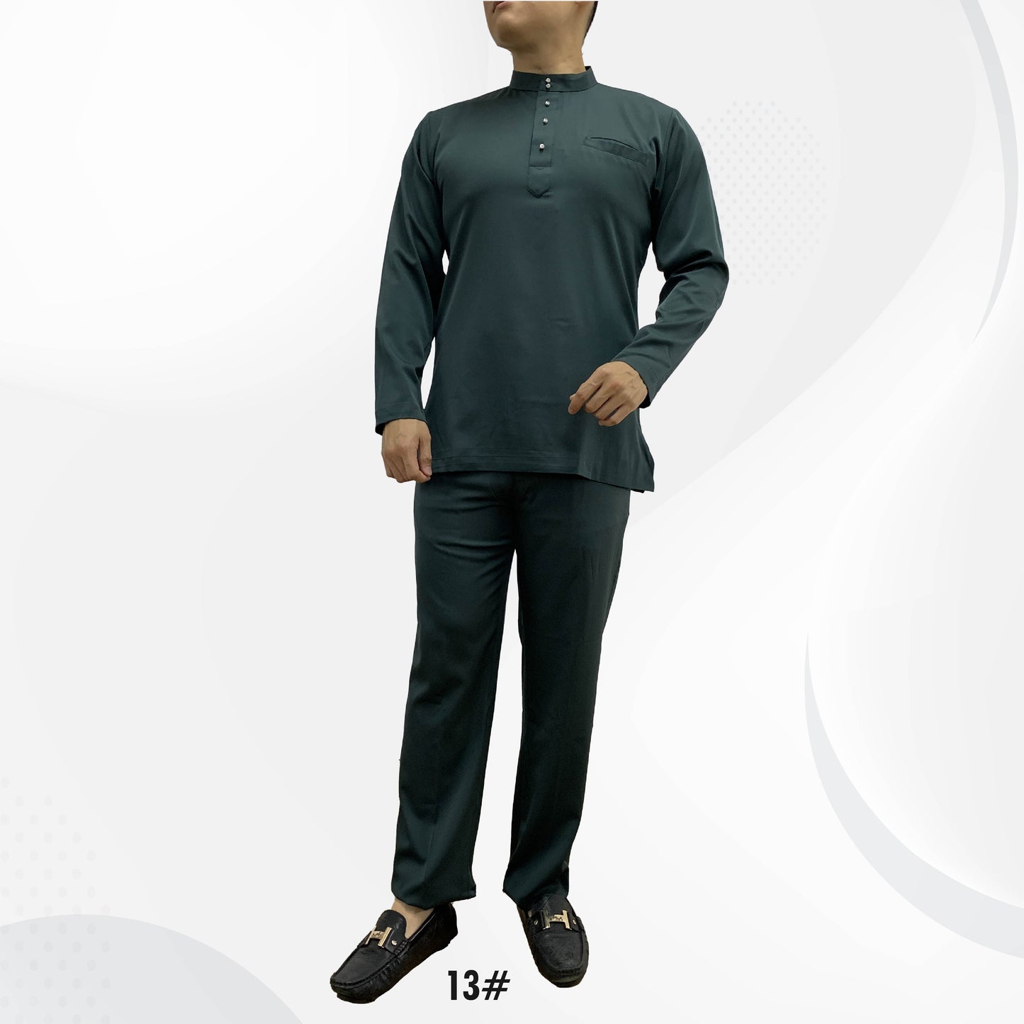 Baju Melayu Dewasa #08-#15 Series - Satin Fabric by Bentop