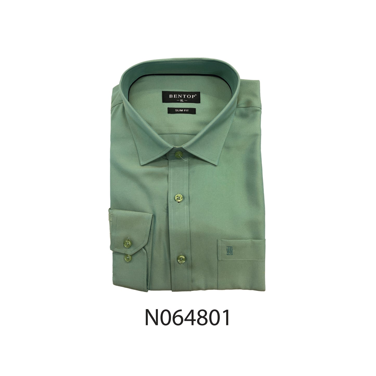 Bentop Long Sleeve Slim Fit Shirt Baju Kemeja