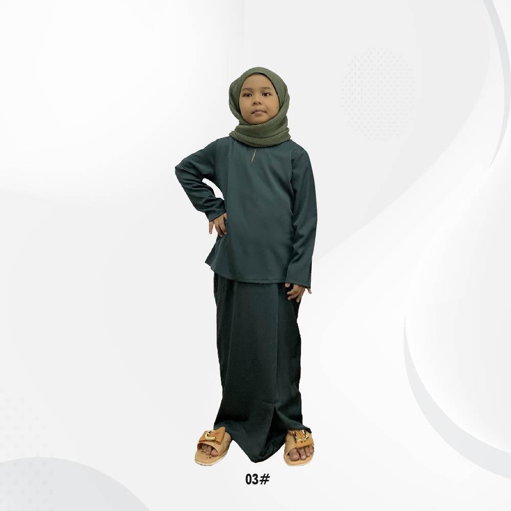 Bentop Baju Kurung Kanak-kanak 2-14 Tahun