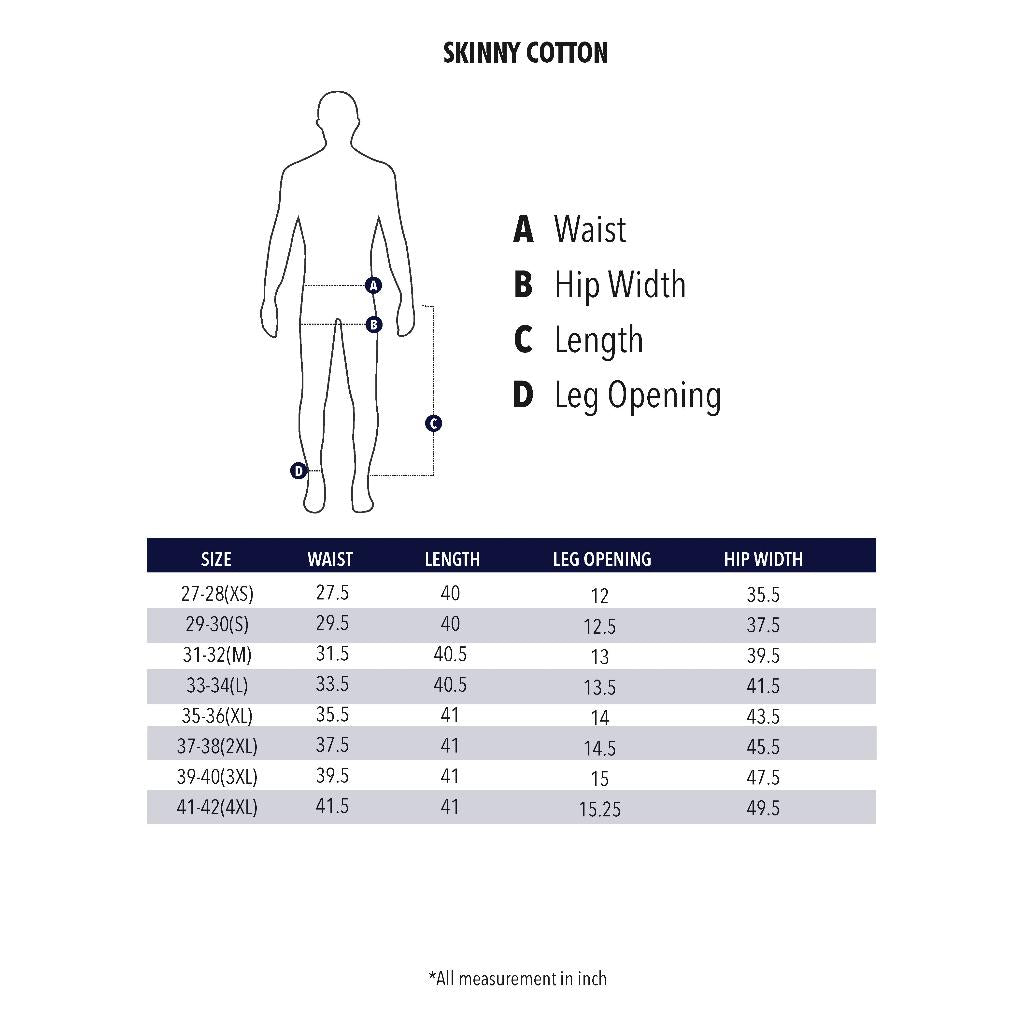 BENTOP Cotton Pant Skinny Fit Cotton Strech