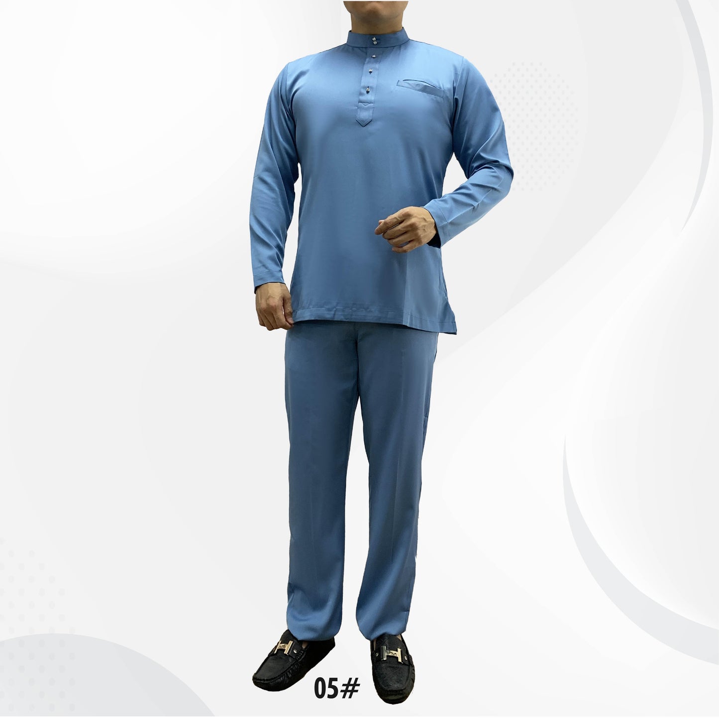 Baju Melayu Dewasa #01-#07 Series - Satin Fabric by Bentop