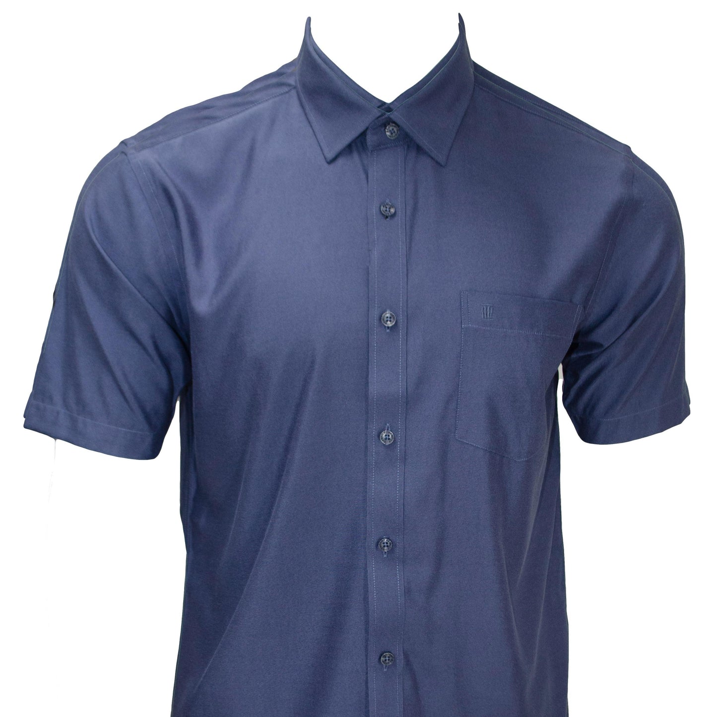 Timeless Style: Bentop Slim Fit Plain Short Sleeve Shirt