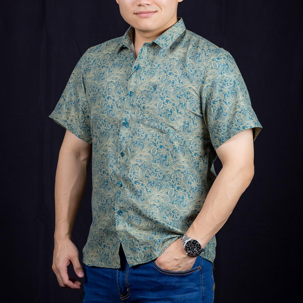(New) BENTOP Baju Batik Modern Slim Fit Series [4] Short Sleeve