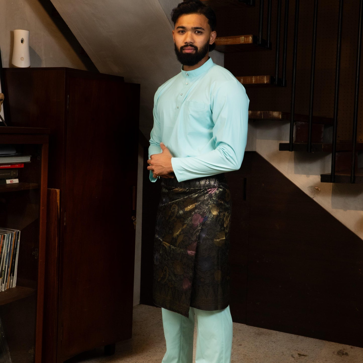 (NEW RELEASE) [CottonFlex-SoftStretch] Bentop BajuMelayu Modern Fit Dewasa - 1-12 Colour BM240 Kurta
