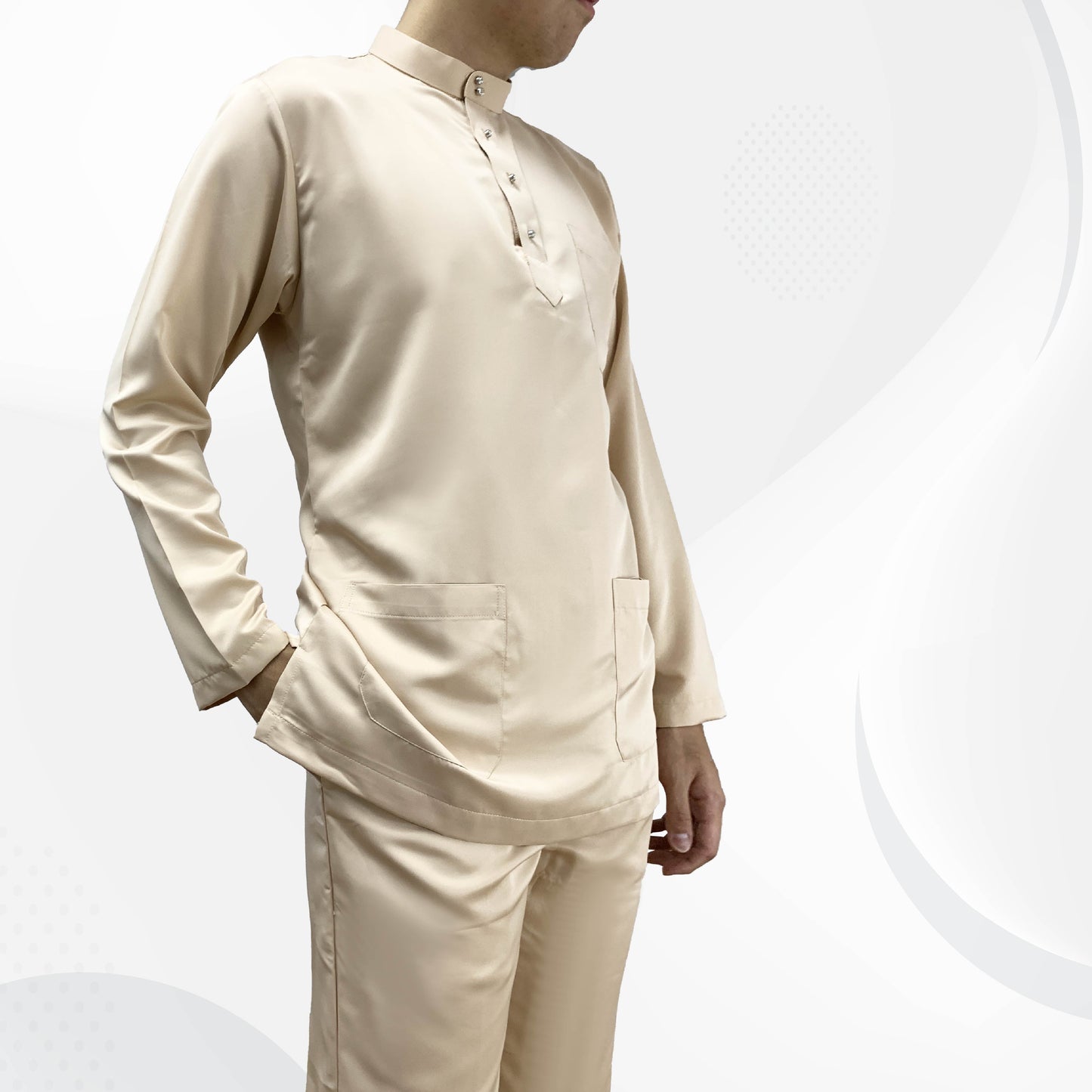 Baju Melayu Dewasa #01-#07 Series - Satin Fabric by Bentop