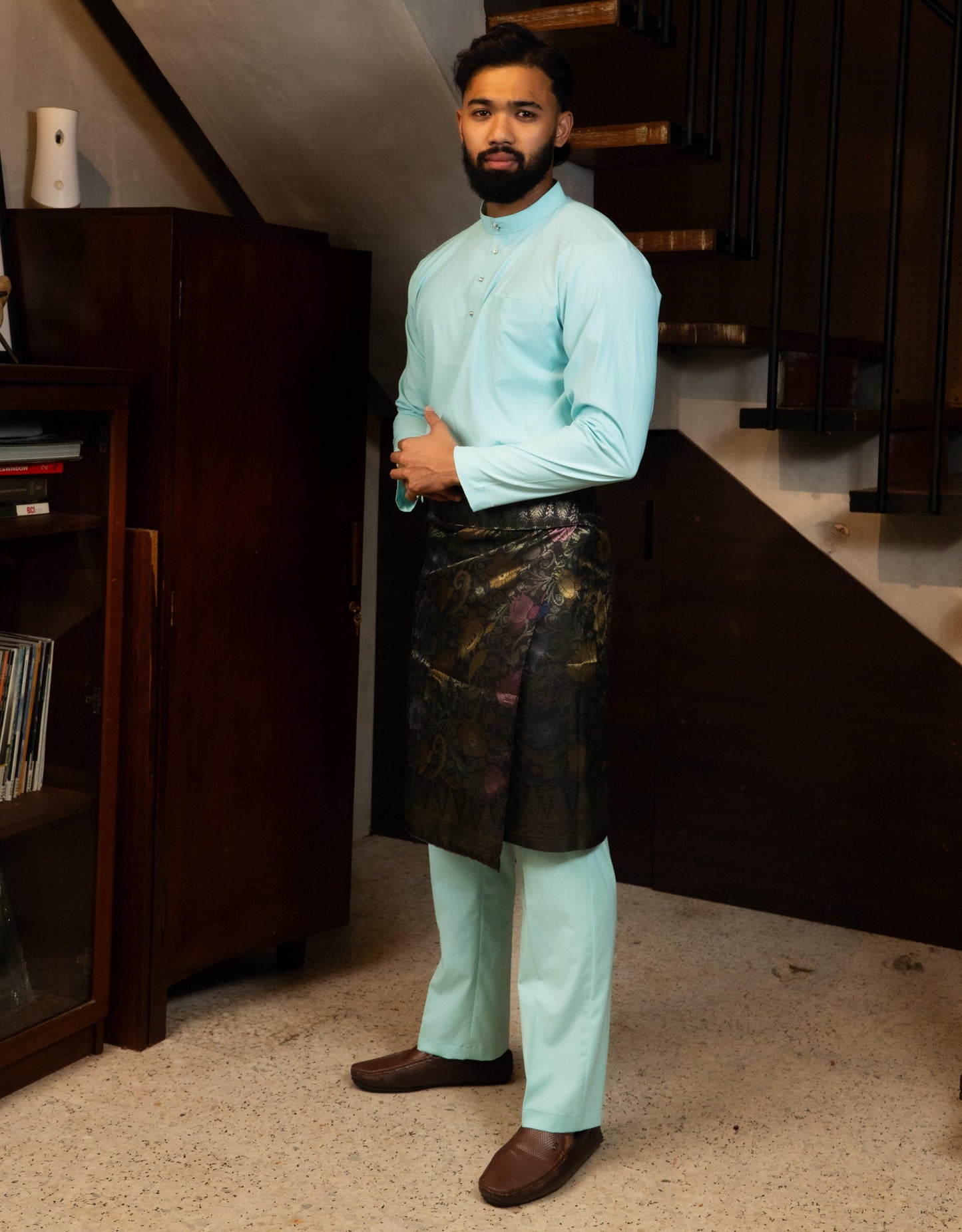 (NEW RELEASE) [CottonFlex-SoftStretch] Bentop BajuMelayu Modern Fit Dewasa - 1-12 Colour BM240 Kurta