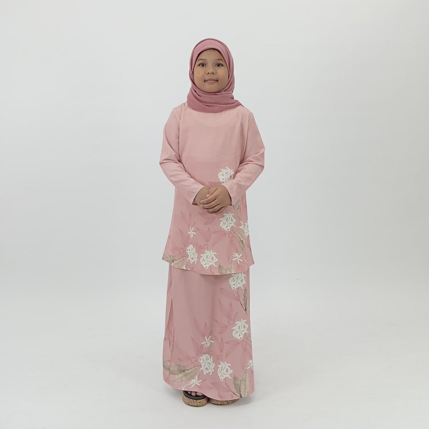 (NEW RELEASE) Bentop Baju Kurung Kanak-kanak 2-14 Tahun Fabric Satin Family set 1 Pant