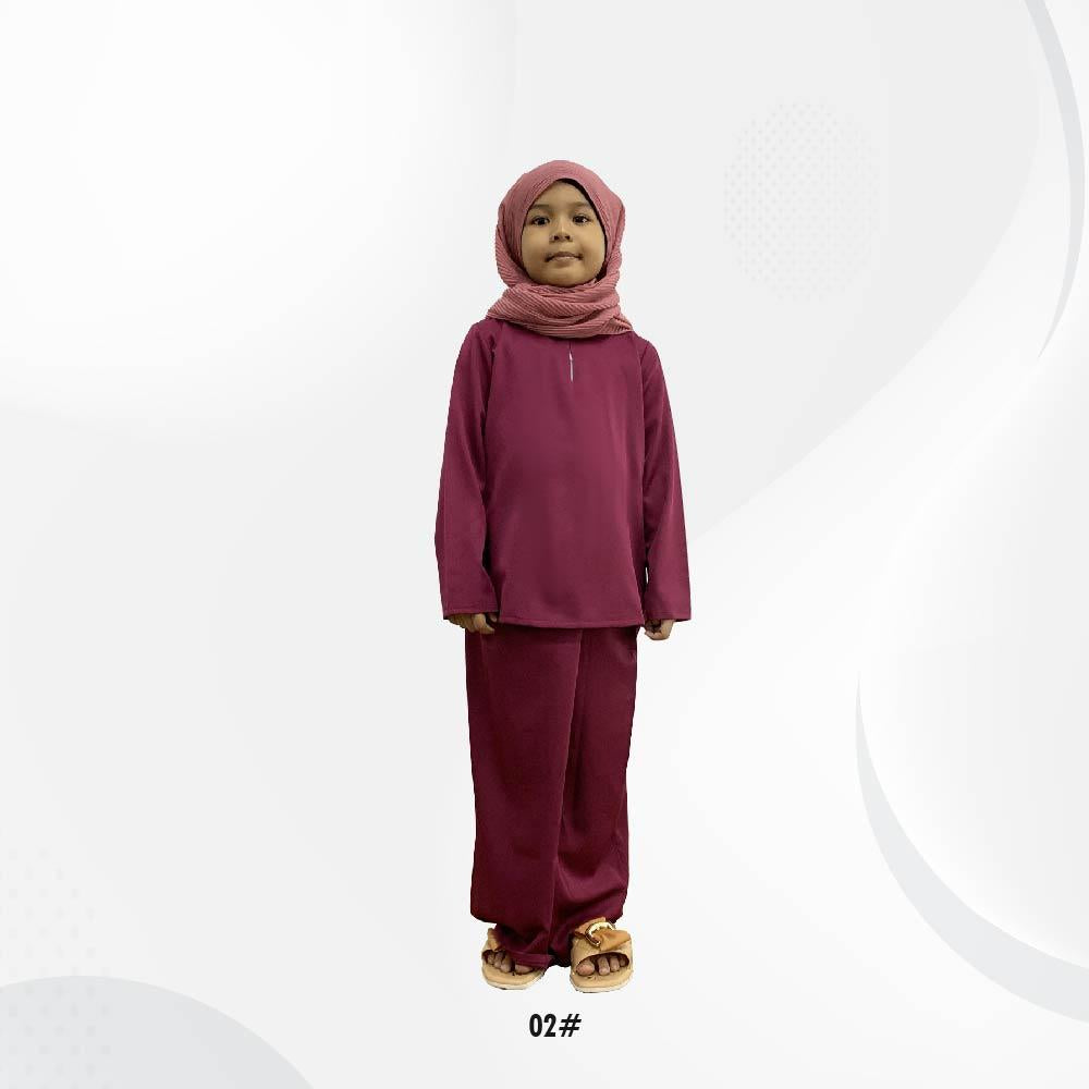 Bentop Baju Kurung Kanak-kanak 2-14 Tahun