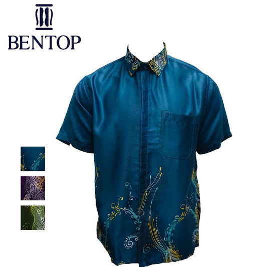 BENTOP Regular Fit Short Sleeve Batik Shirt