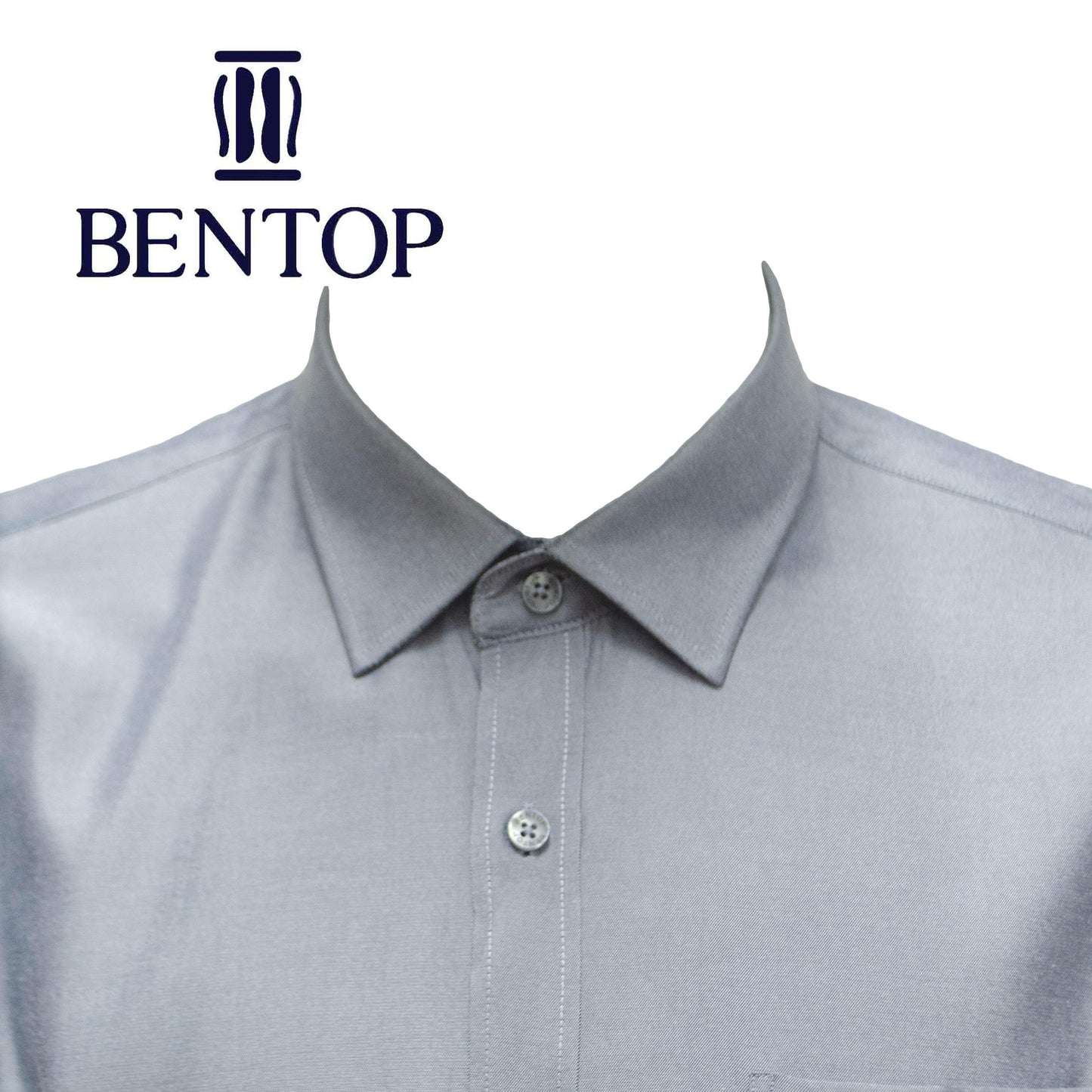 Timeless Style: Bentop Slim Fit Plain Short Sleeve Shirt