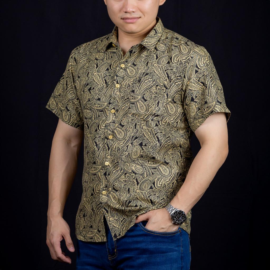 (New) BENTOP Baju Batik Modern Slim Fit Series [4] Short Sleeve