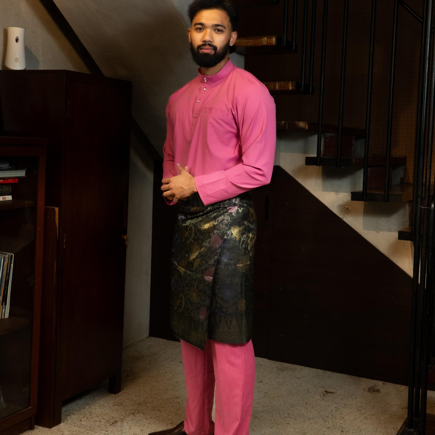 (NEW RELEASE) [CottonFlex-SoftStretch] Bentop BajuMelayu Modern Fit Dewasa - 1-12 Colour BM240 Kurta