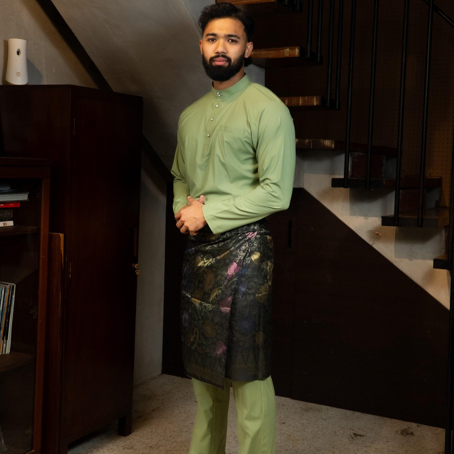 (NEW RELEASE) [CottonFlex-SoftStretch] Bentop BajuMelayu Modern Fit Dewasa - 1-12 Colour BM240 Kurta