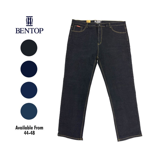 Ready Stock 7105 Bentop Jeans Extra Size 44 46 48 Stretchable Jeans