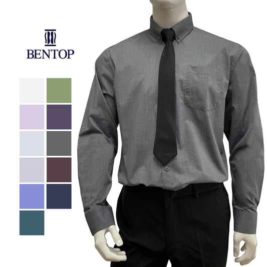 90634 Bentop Regular Long Sleeve Shirt Casual Wear Office Wear Baju Kemeja Tangan Panjang Lengan Panjang 09-12