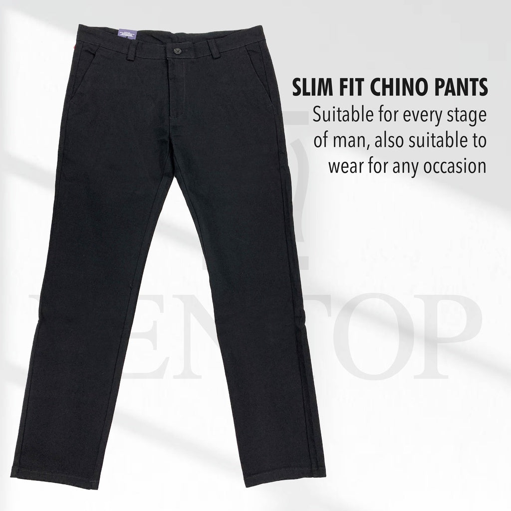 6592 Bentop Cotton Pants Slim Fit Cut Man Long Pants Man Trousers