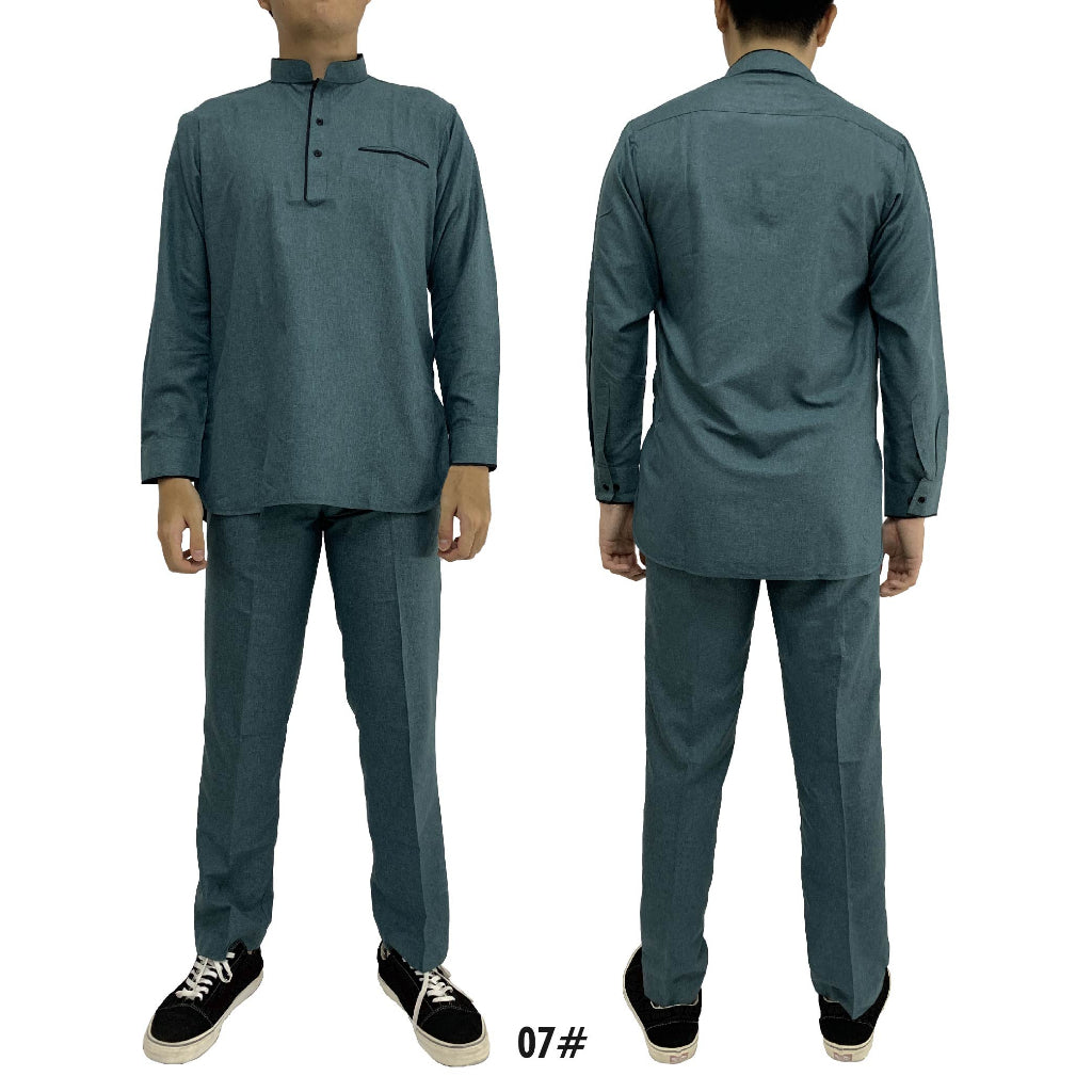 BM185 Bentop Baju Melayu Baju Raya Baju Muslim Kurta Set