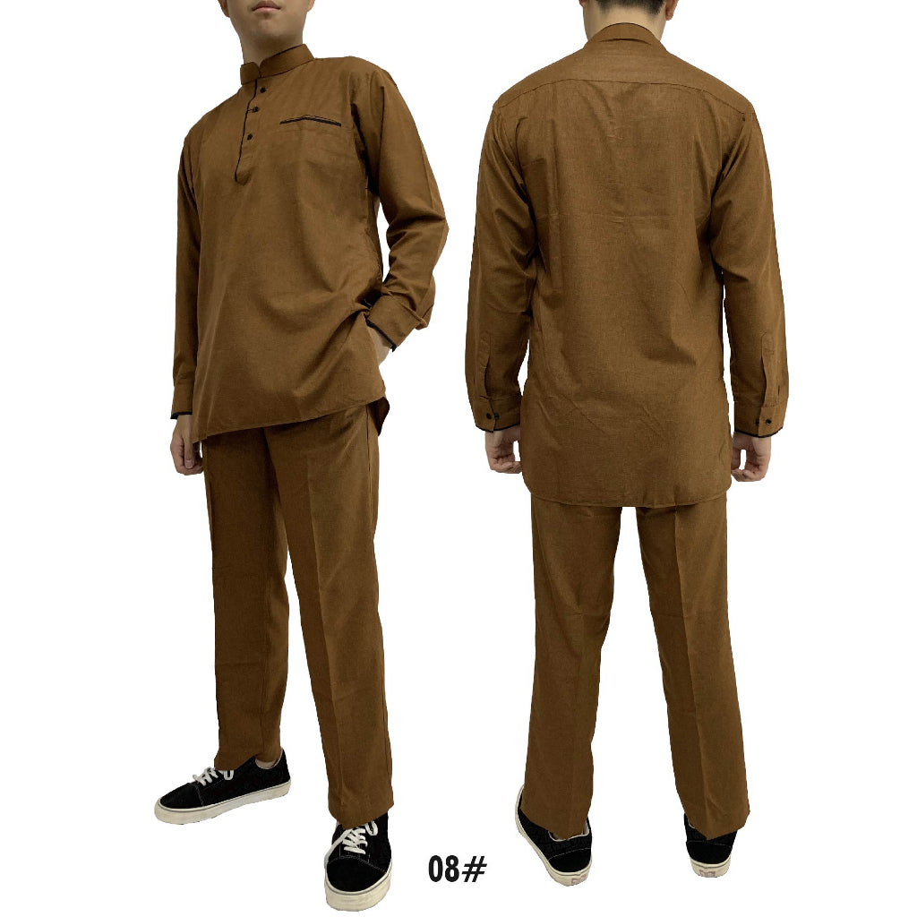 BM185 Bentop Baju Melayu Baju Raya Baju Muslim Kurta Set