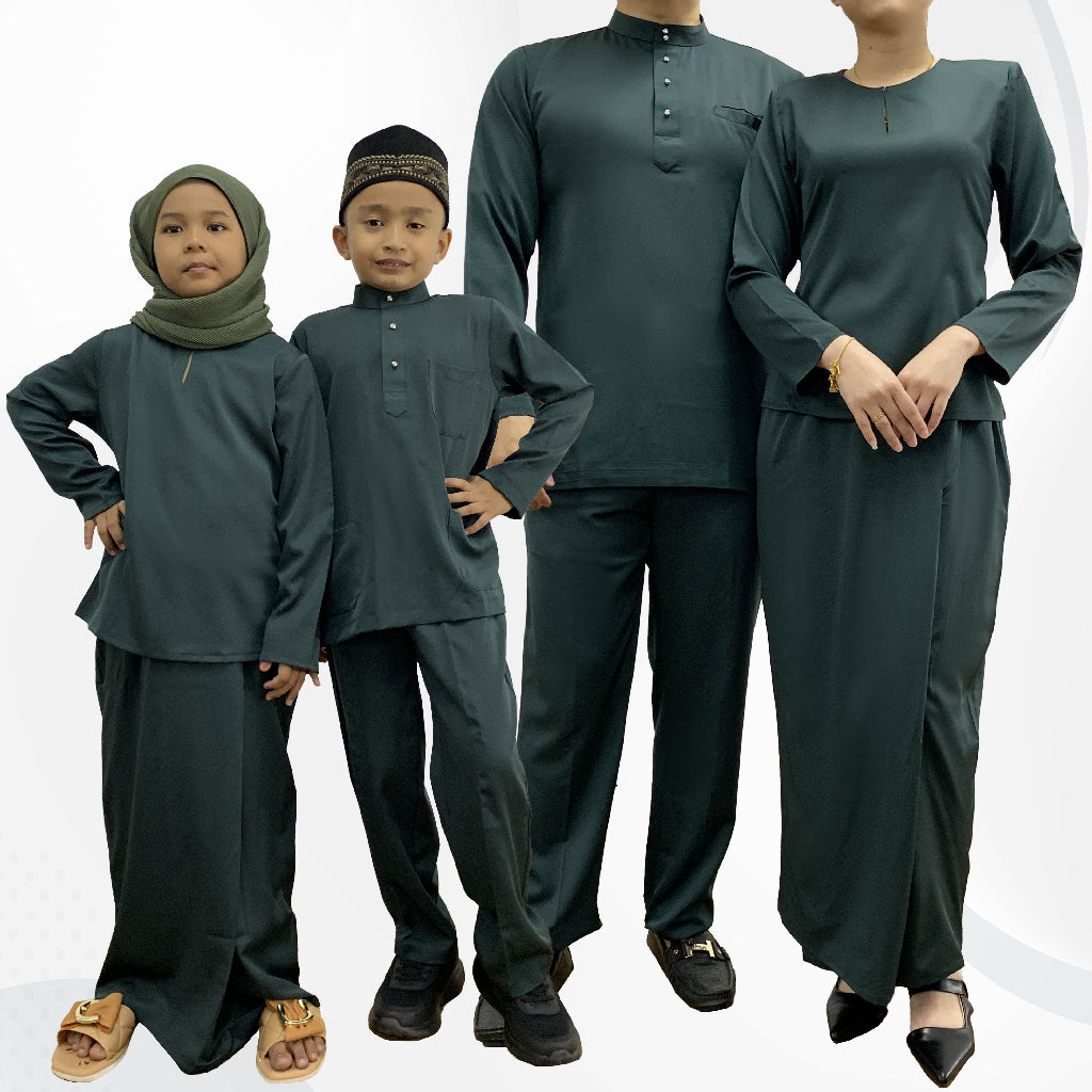 BKC021 Baju Kurung Kedah Kanak-Kanak Baju Raya
