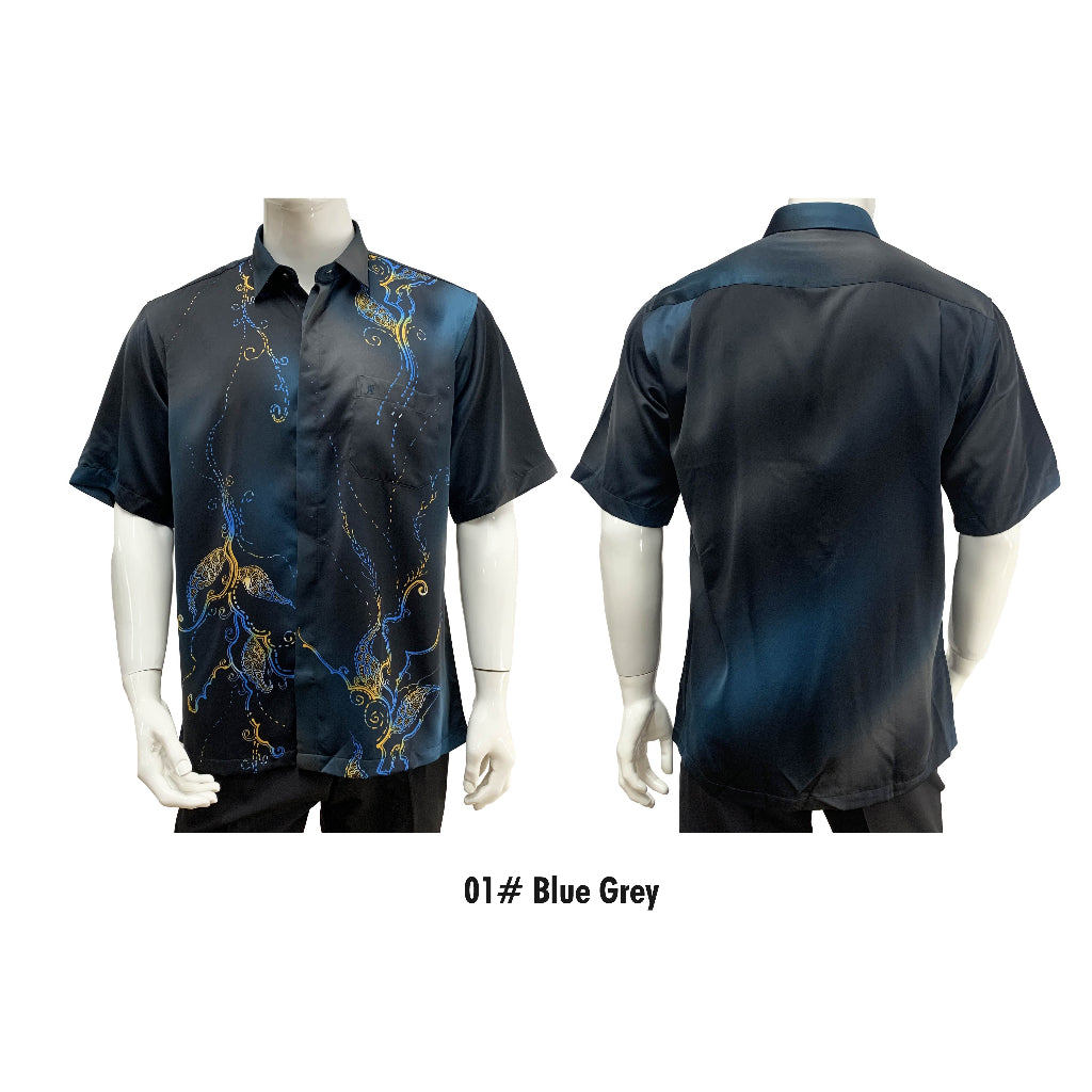 80431 (New Release) Bentop Baju Batik Kemeja Short Sleeve Baju Batik Lengan Pendek
