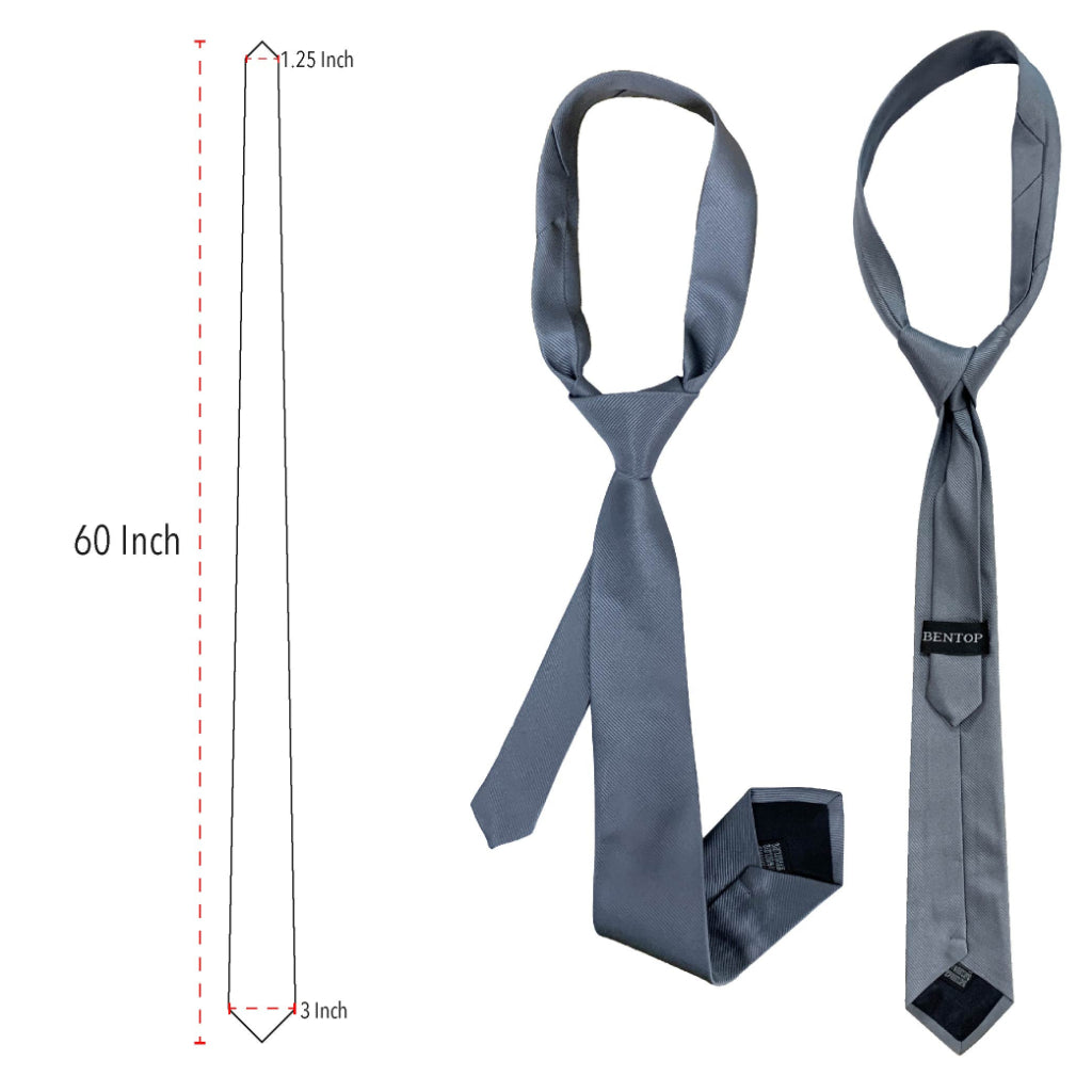 T046 Bentop Necktie Men Necktie Tali Leher Tali Leher Lelaki Tie Sekolah Necktie Sekolah Necktie Office Tie Jalur Kecil