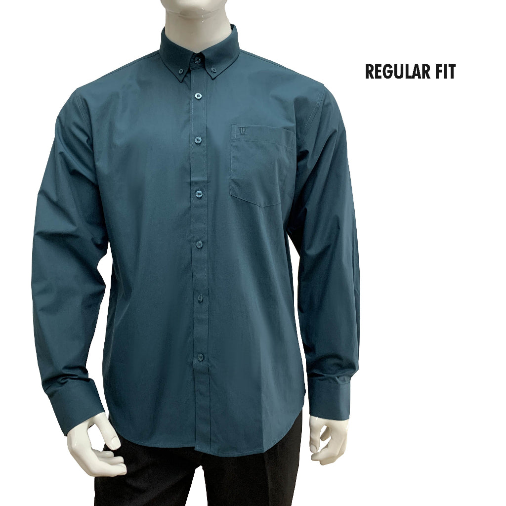 90634 Bentop Regular Long Sleeve Shirt Casual Wear Office Wear Baju Kemeja Tangan Panjang Lengan Panjang 09-12
