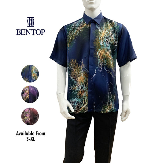 80364 Baju Batik Kemeja Short Sleeve Lengan Pendek Batik