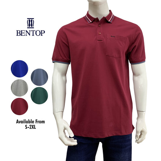 PT5083 Bentop Baju Polo-T Short Sleeve Shirt Polo-T-Shirt Lelaki