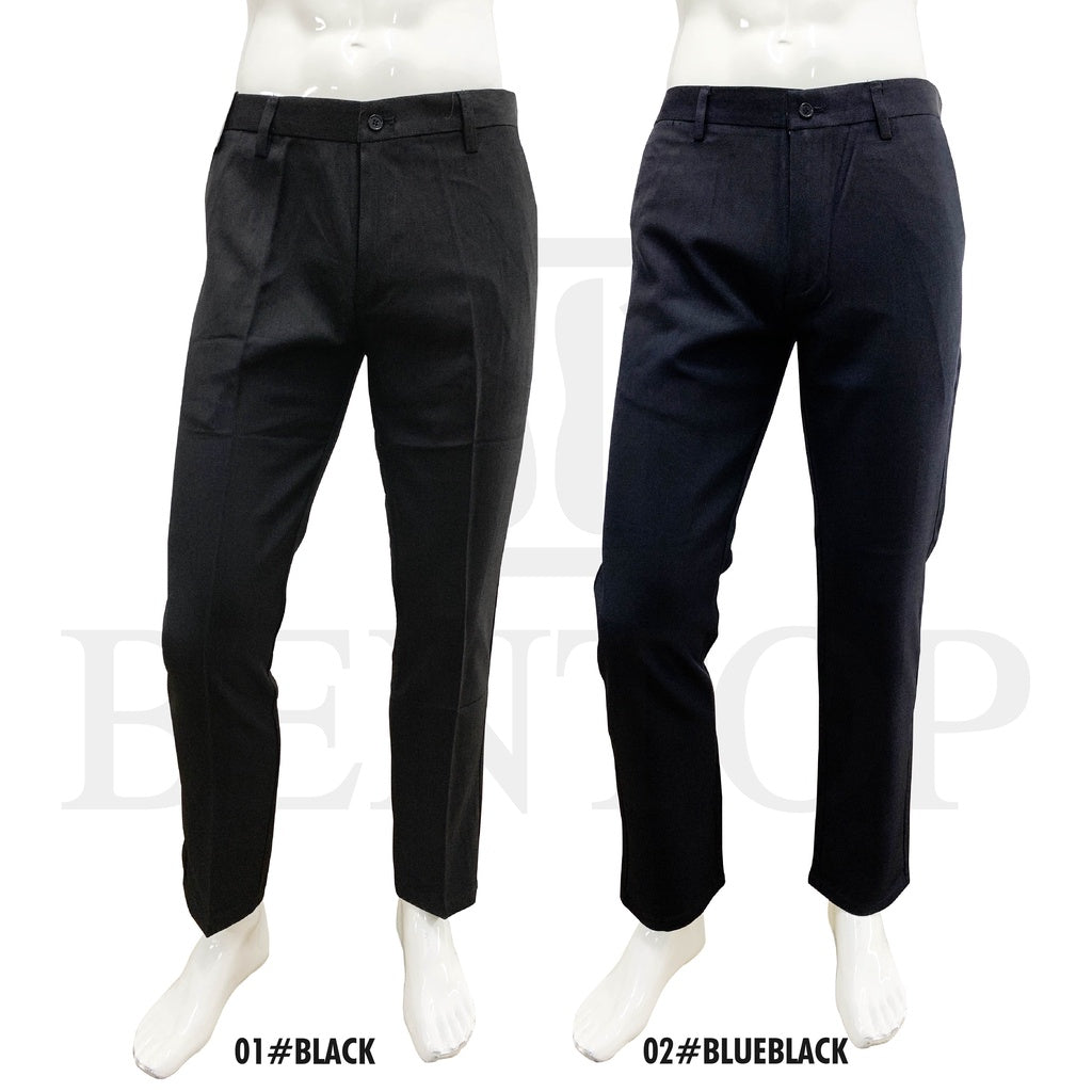 10065 Bentop Business Men Office Long Pants Formal Wear Slack Pants Slim Fitted Cutting