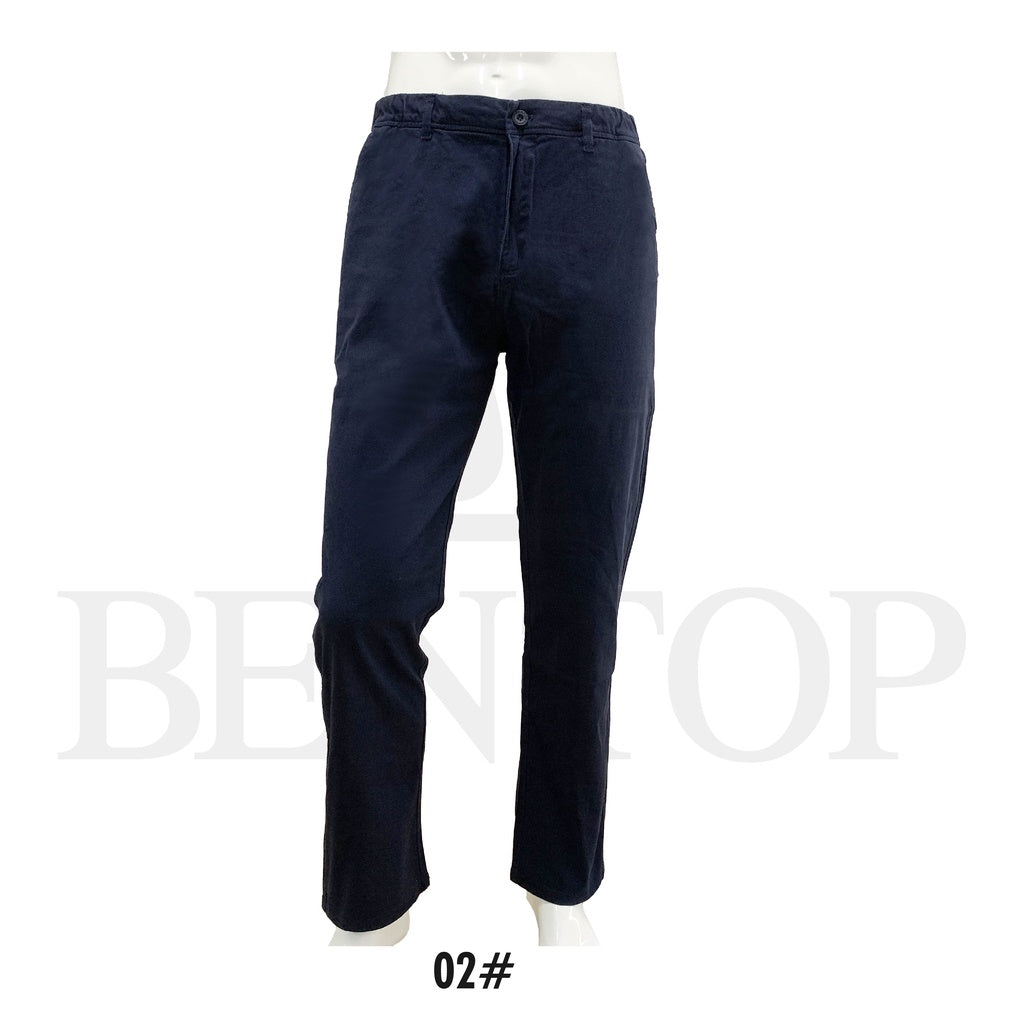 6606 Bentop Men Cotton Pants Formal Wear Straight Cut