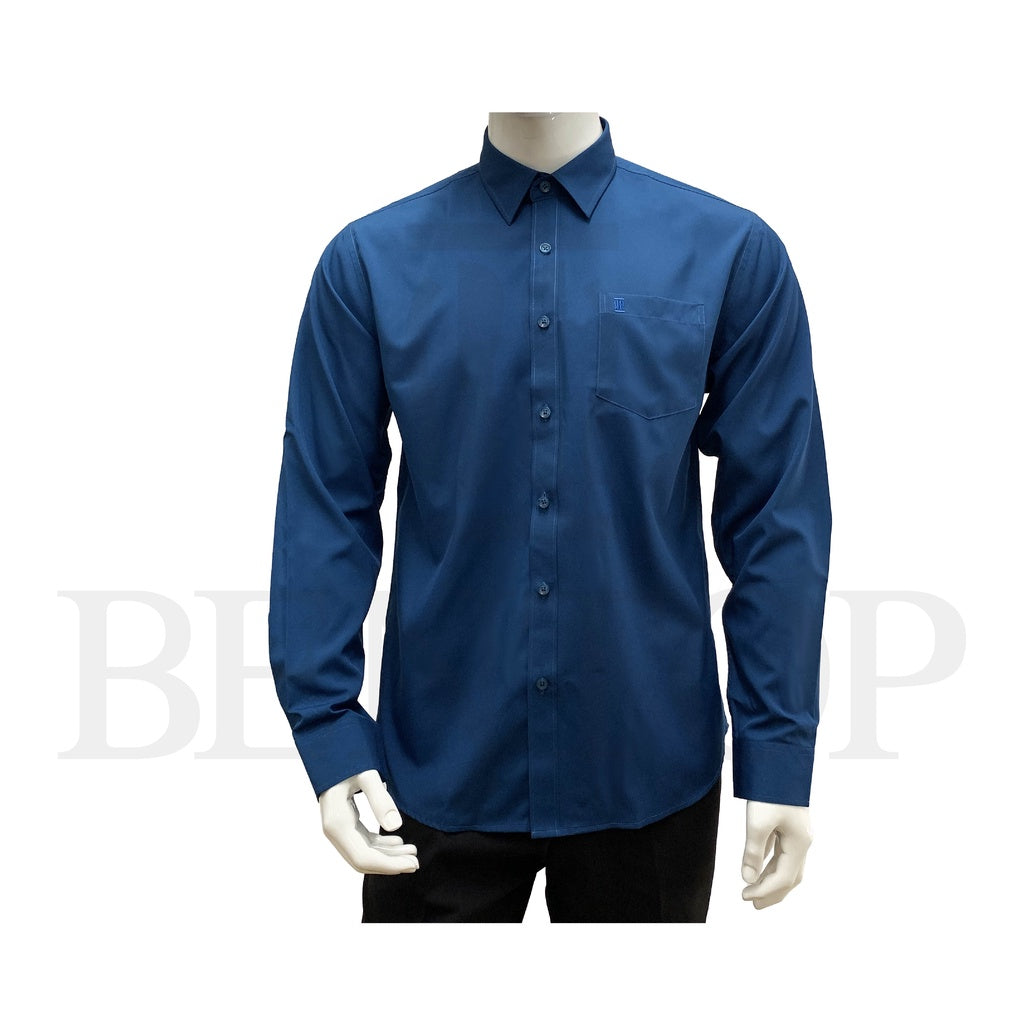 90642 Bentop Long Sleeve Slim Fit Shirt Baju Kemeja Lengan Panjang Lelaki Office Wear