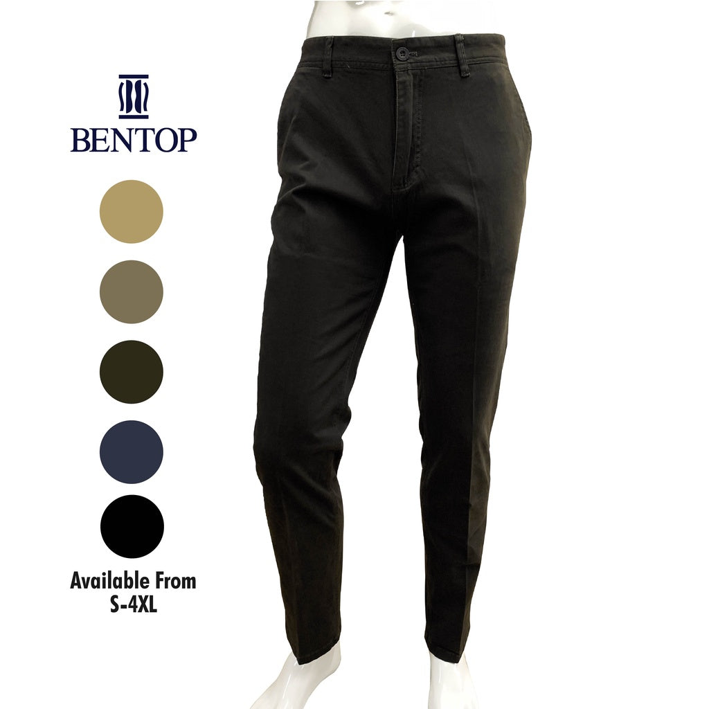6588 Bentop Cotton Pants Slim Fit Man Long Pants Man Trousers