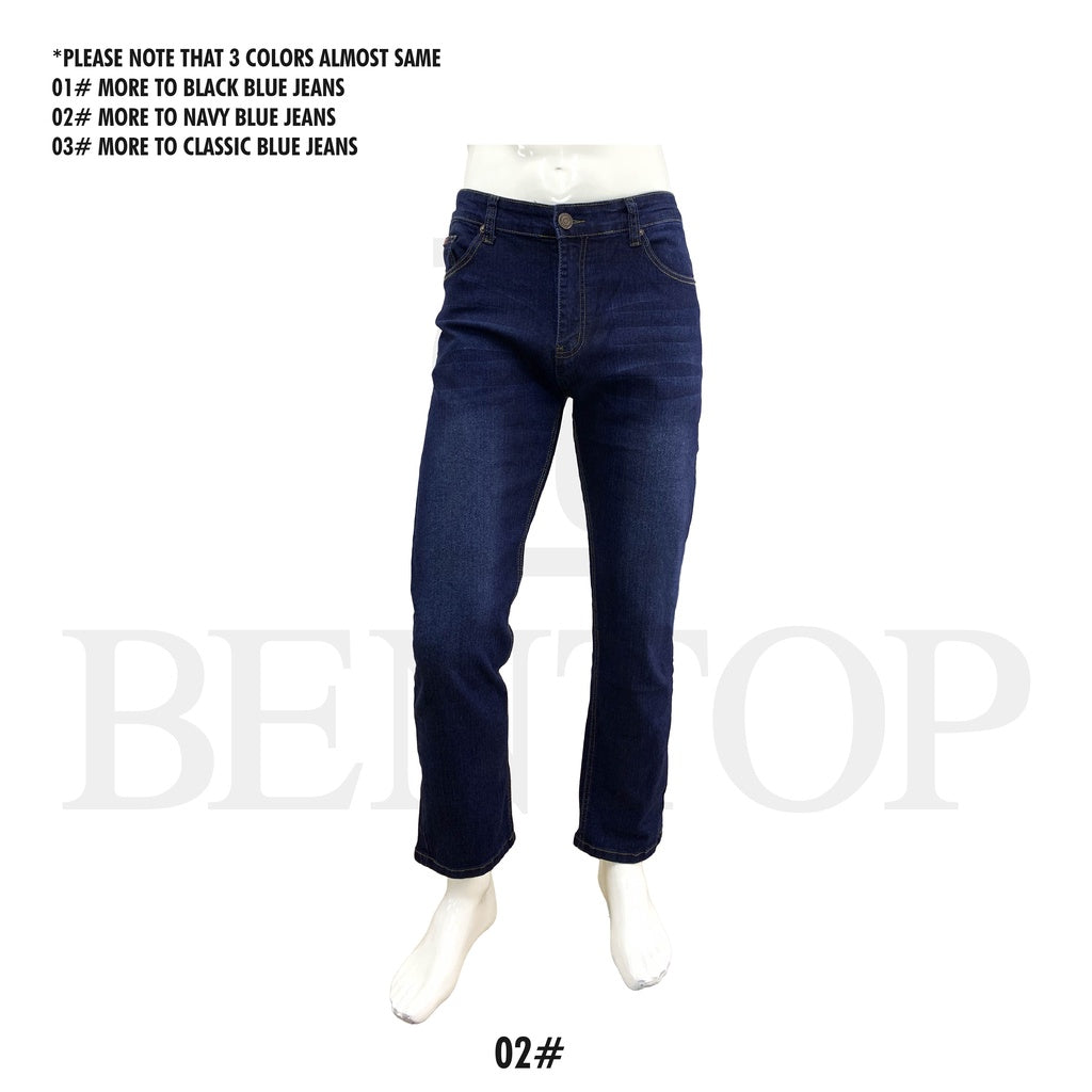7119 Bentop Men Jeans Regular Cut Lelaki Jeans Panjang Lelaki