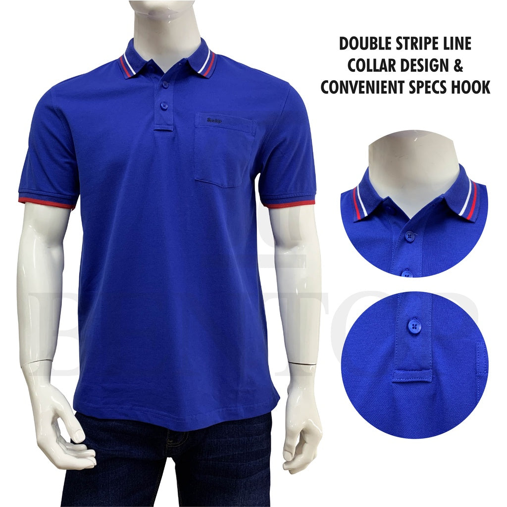 PT5083 Bentop Baju Polo-T Short Sleeve Shirt Polo-T-Shirt Lelaki