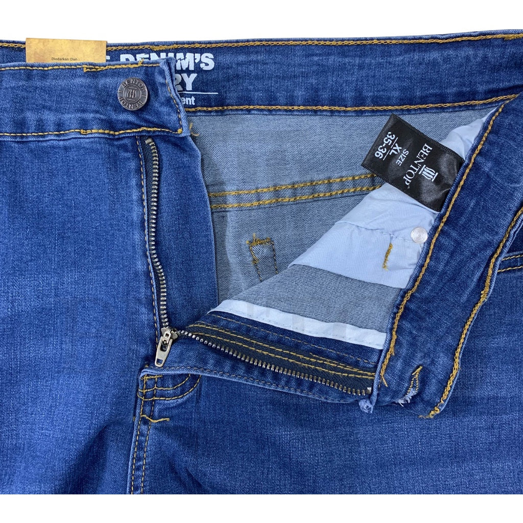 7115 Bentop Men Jeans Regular Cut Lelaki Jeans Panjang Lelaki