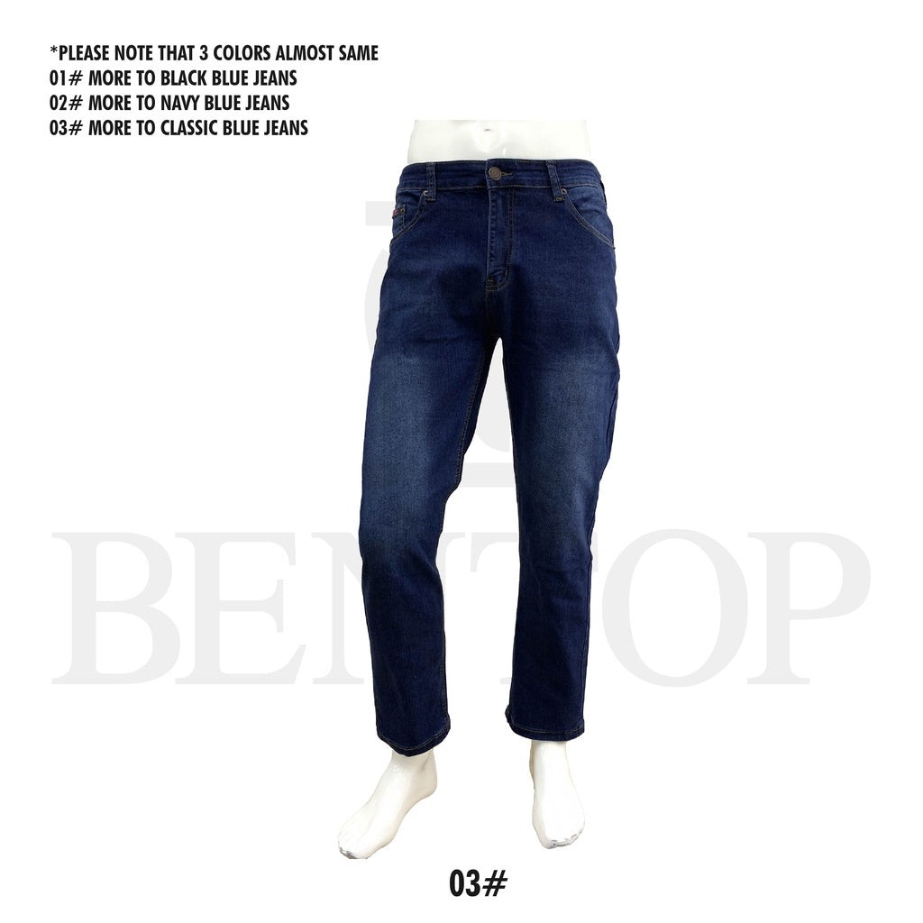 7119 Bentop Men Jeans Regular Cut Lelaki Jeans Panjang Lelaki