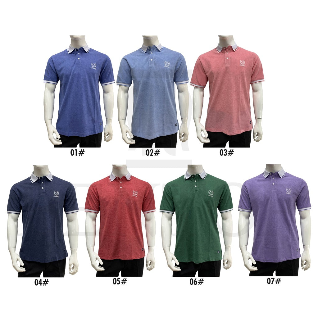PT5093 Bentop Polo Tshirt Striped Plain T Shirt Polo T Collar Shirt Short Sleeve Baju Tshirt Lelaki tshirt Tshirt men